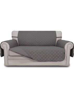 Reversible Water-Resistant Loveseat Couch Cover for Dogs, Non-Slip, Machine